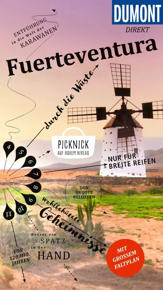 Cover: 9783616001210 | DUMONT direkt Reiseführer Fuerteventura | Mit großem Faltplan | Lipps
