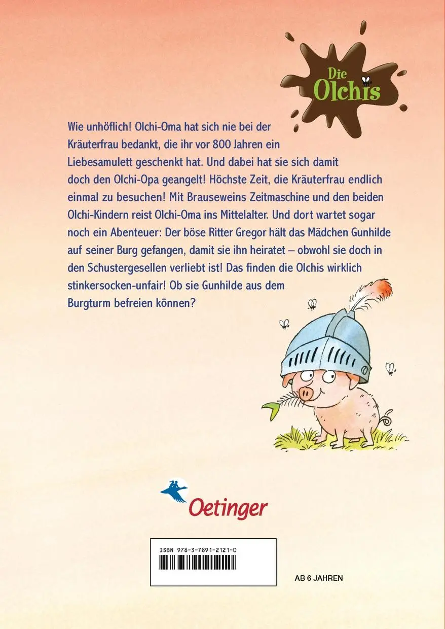 Rückseite: 9783789121210 | Die Olchis im Land der Ritter | Erhard Dietl | Buch | Olchis | 112 S.