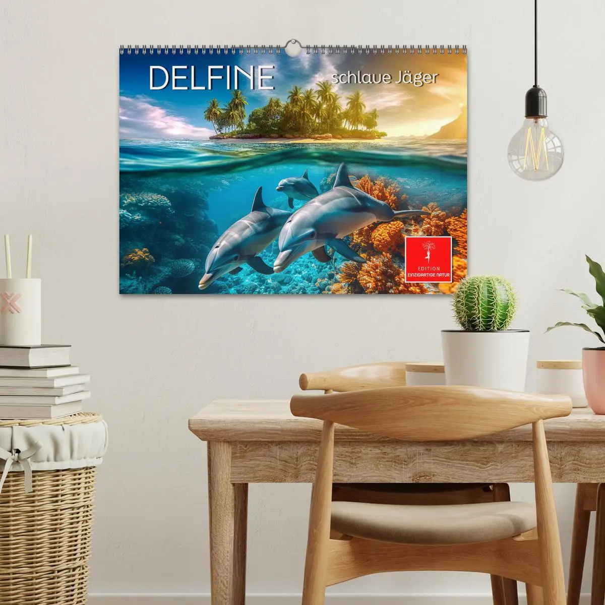 Bild: 9783457461310 | Delfine - schlaue Jäger (Wandkalender 2026 DIN A3 quer), CALVENDO...