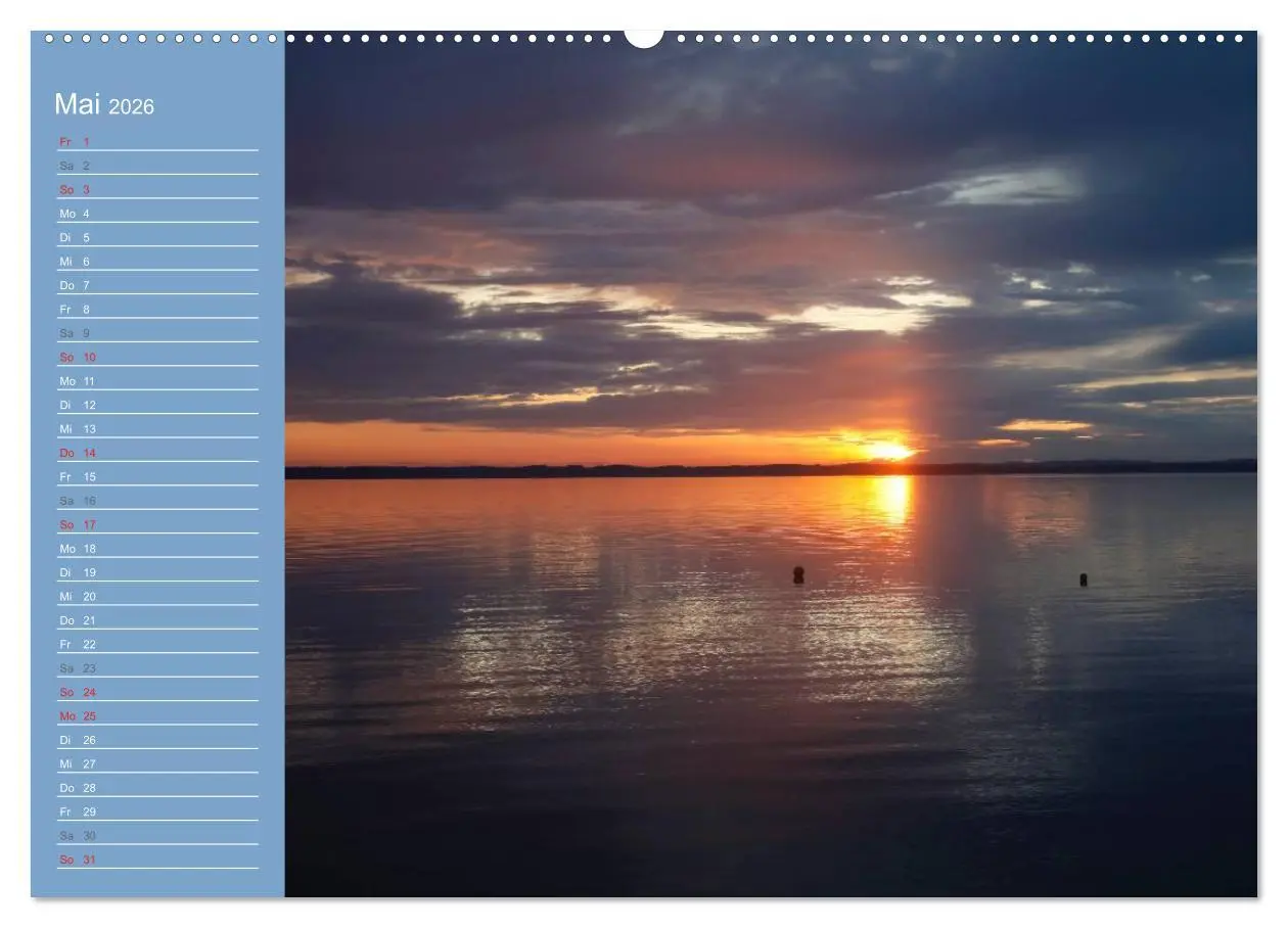 Bild: 9783457771310 | Am schönen Chiemsee (hochwertiger Premium Wandkalender 2026 DIN A2...
