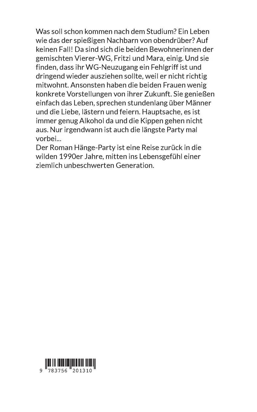 Rückseite: 9783756201310 | Hänge-Party | Andrea Eckstein | Taschenbuch | 390 S. | Deutsch | 2022