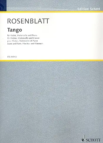 Cover: 9790001181310 | Tango | Alexander Rosenblatt | Buch | 32 S. | Deutsch | 2012