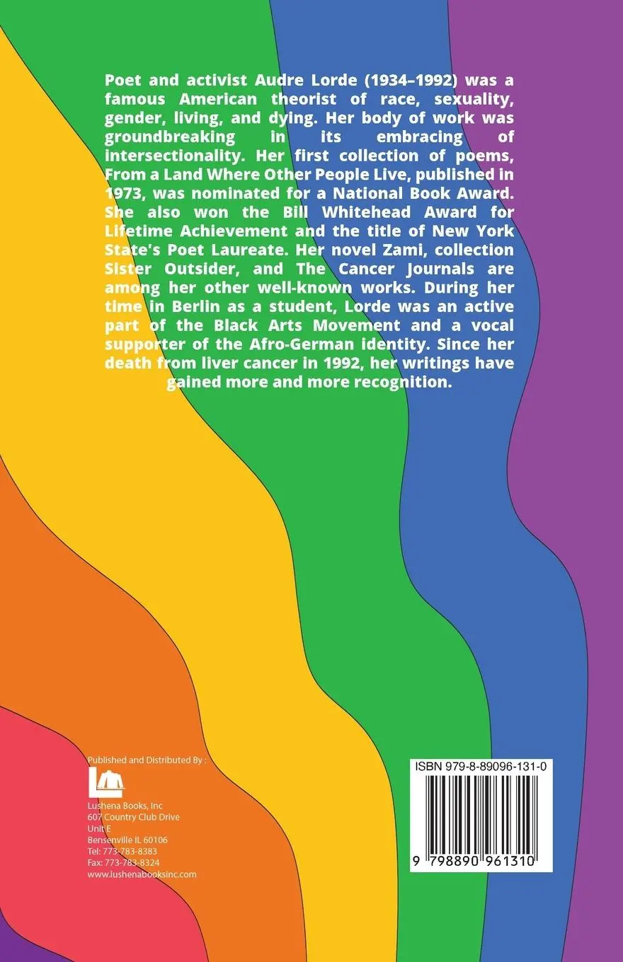 Rückseite: 9798890961310 | A Burst of Light | and Other Essays | Audre Lorde | Taschenbuch | 2023