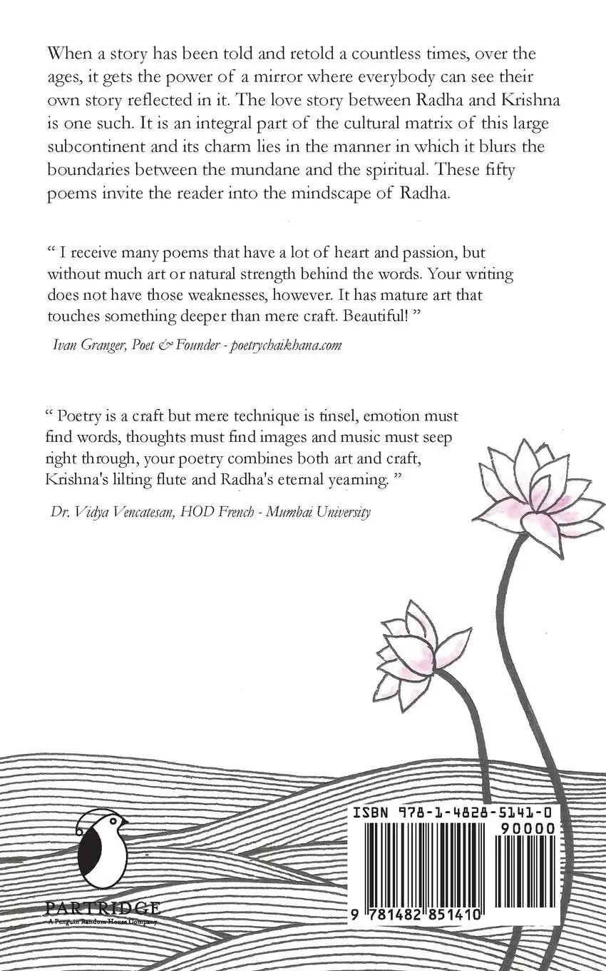 Rückseite: 9781482851410 | Radha | poems of love | Mandakini Mathur | Taschenbuch | Englisch