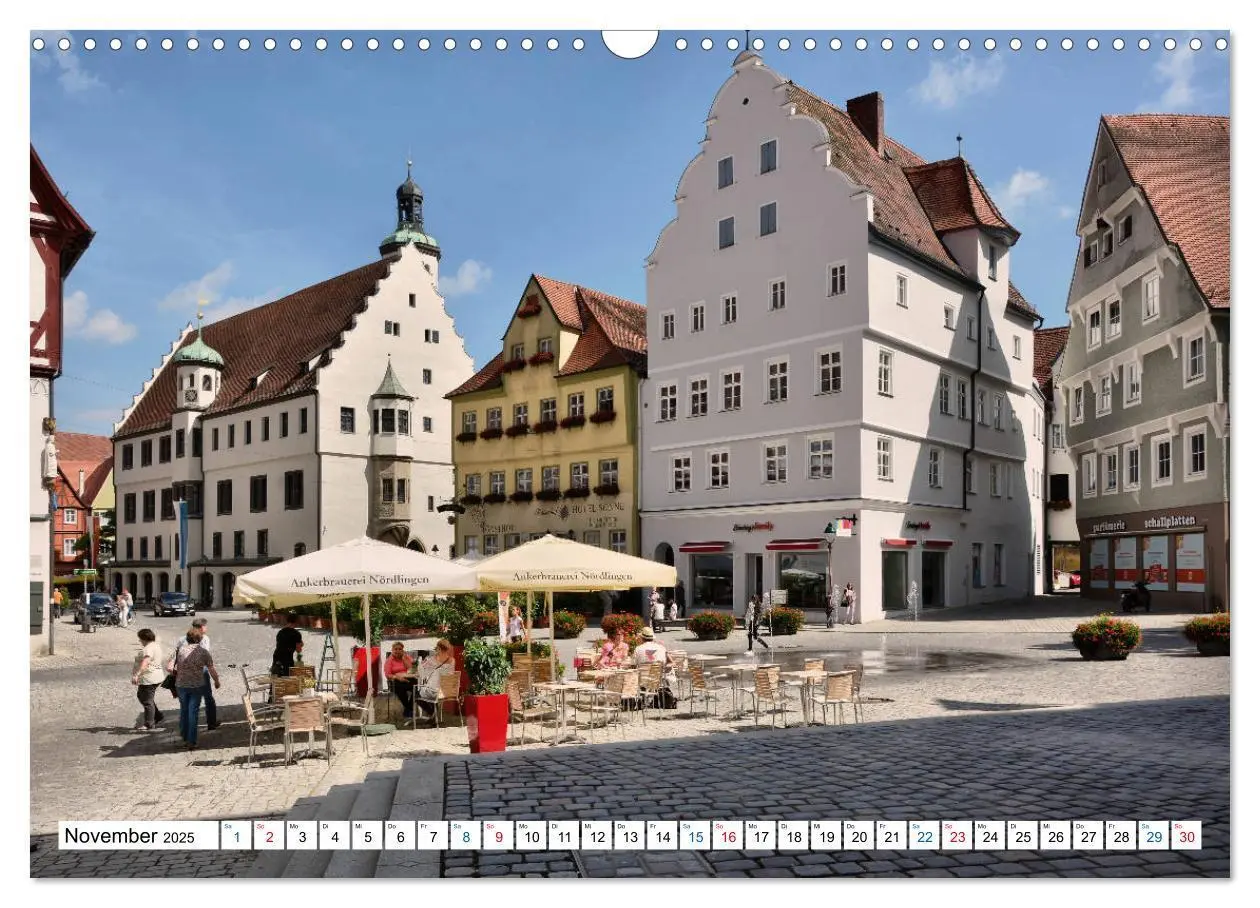 Bild: 9783435431410 | Nördlingen - Eine runde Sache (Wandkalender 2025 DIN A3 quer),...