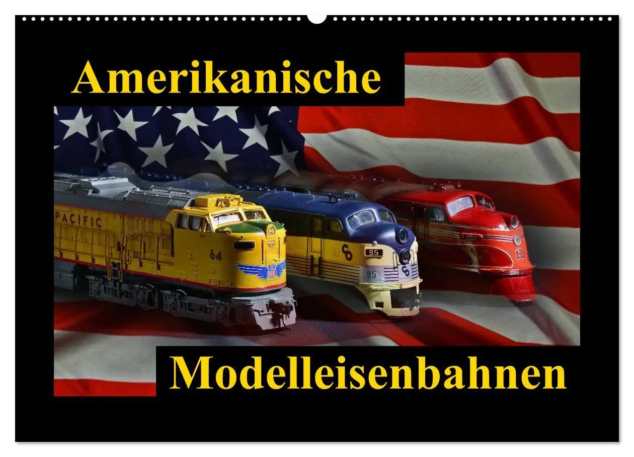 Cover: 9783516161410 | Amerikanische Modelleisenbahnen (Wandkalender 2026 DIN A2 quer),...