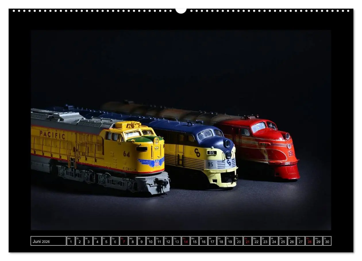 Bild: 9783516161410 | Amerikanische Modelleisenbahnen (Wandkalender 2026 DIN A2 quer),...