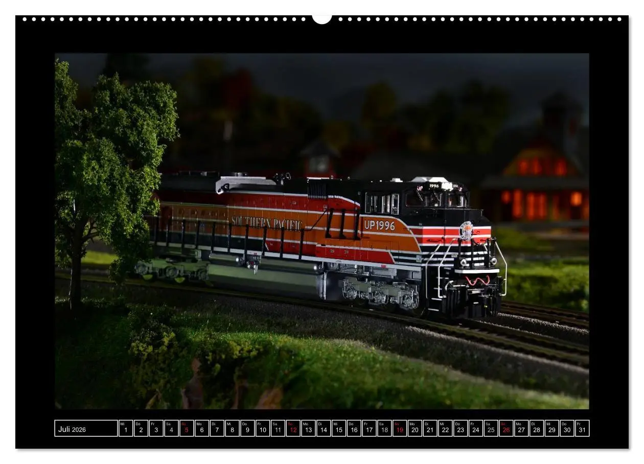 Bild: 9783516161410 | Amerikanische Modelleisenbahnen (Wandkalender 2026 DIN A2 quer),...
