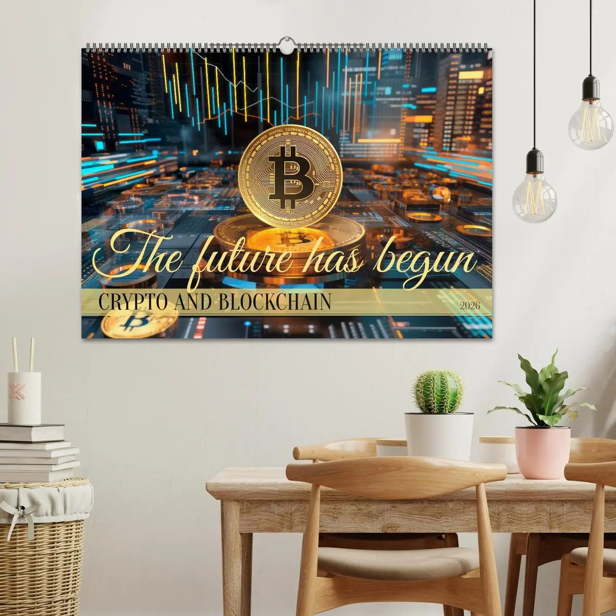 Bild: 9783516541410 | Crypto and Blockchain THE FUTURE HAS BEGUN (Wall Calendar 2026 DIN...