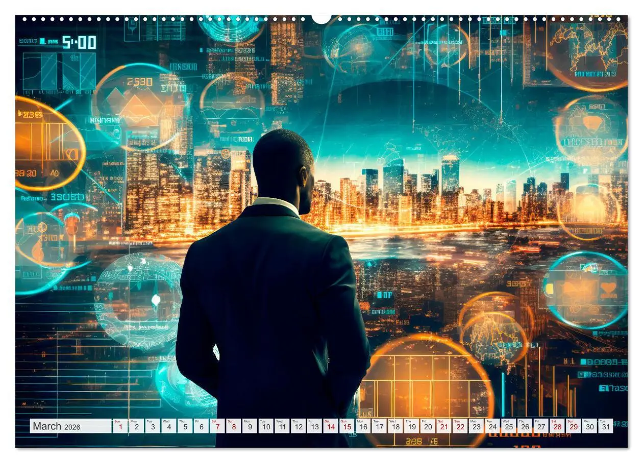 Bild: 9783516541410 | Crypto and Blockchain THE FUTURE HAS BEGUN (Wall Calendar 2026 DIN...