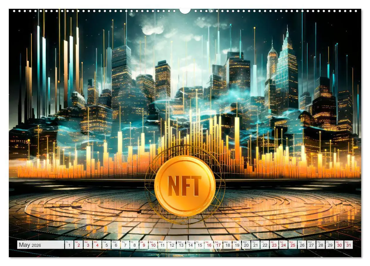 Bild: 9783516541410 | Crypto and Blockchain THE FUTURE HAS BEGUN (Wall Calendar 2026 DIN...