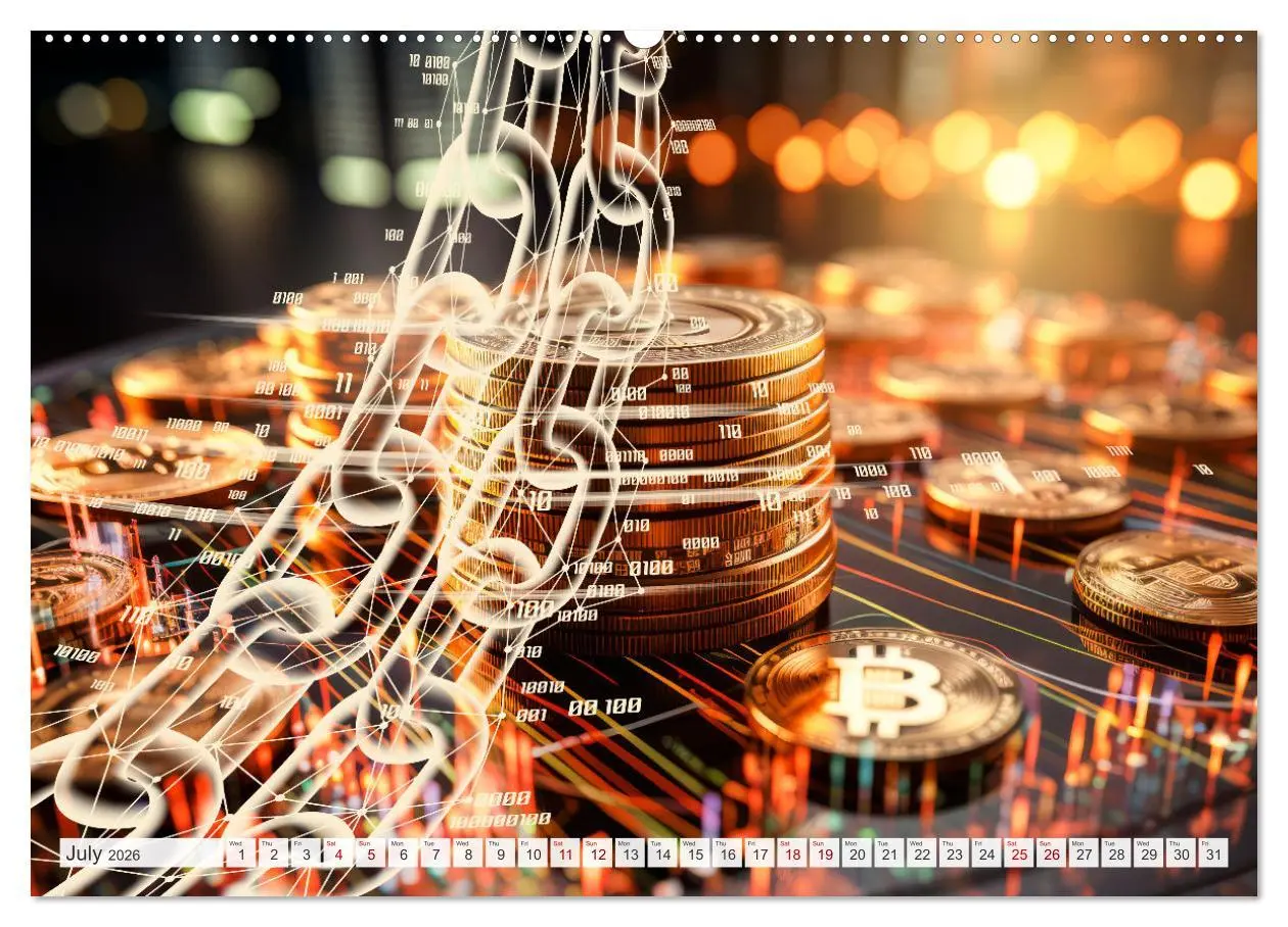 Bild: 9783516541410 | Crypto and Blockchain THE FUTURE HAS BEGUN (Wall Calendar 2026 DIN...