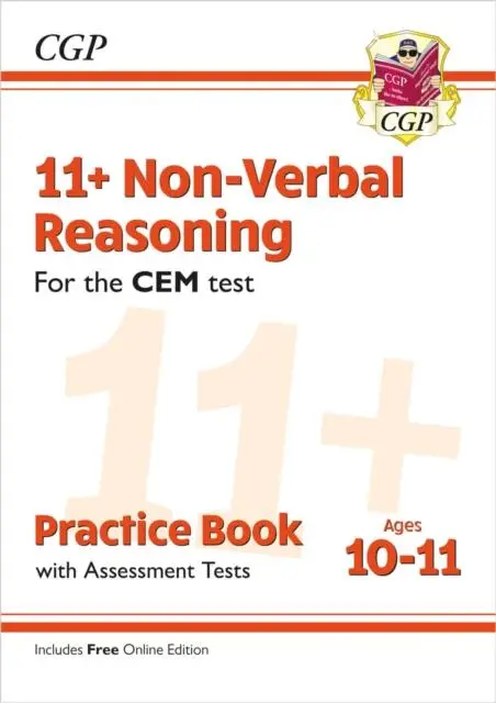 Cover: 9781789081510 | 11+ CEM Non-Verbal Reasoning Practice Book &amp; Assessment Tests -...