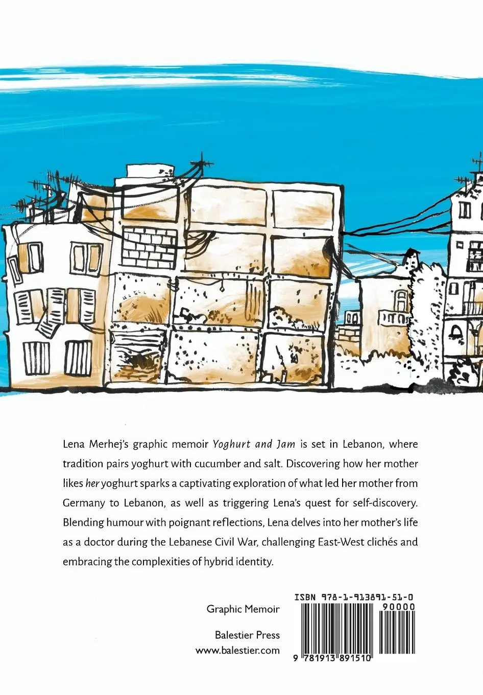Rückseite: 9781913891510 | Yoghurt and Jam | or How My Mother Became Lebanese | Lena Merhej