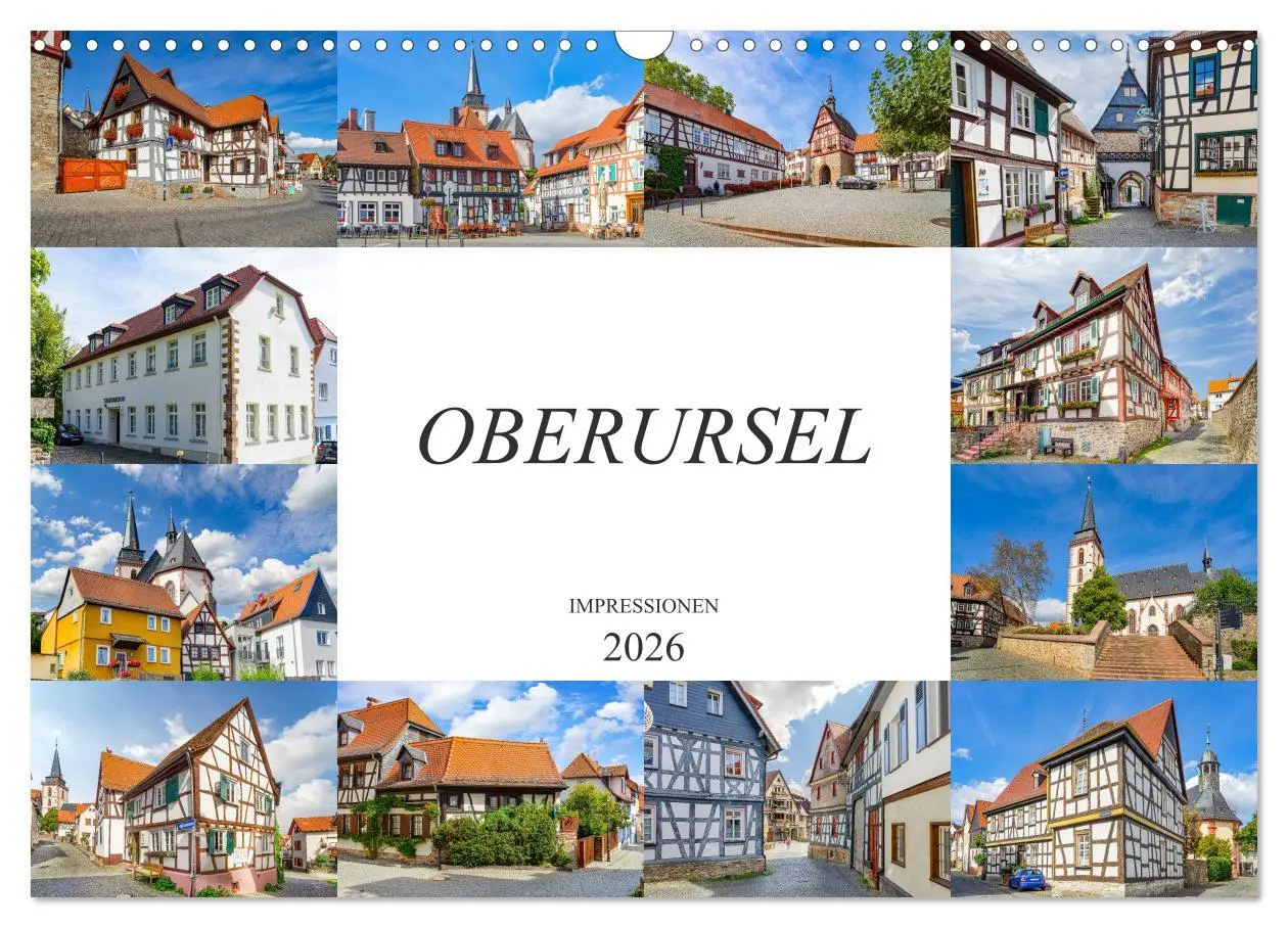 Cover: 9783457751510 | Oberursel Impressionen (Wandkalender 2026 DIN A3 quer), CALVENDO...