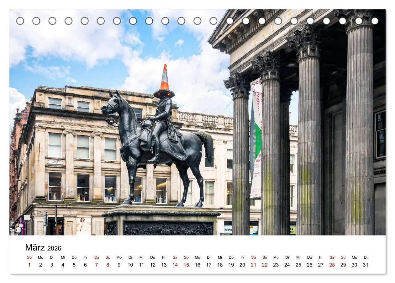 Bild: 9783457821510 | Faszination Glasgow (Tischkalender 2026 DIN A5 quer), CALVENDO...