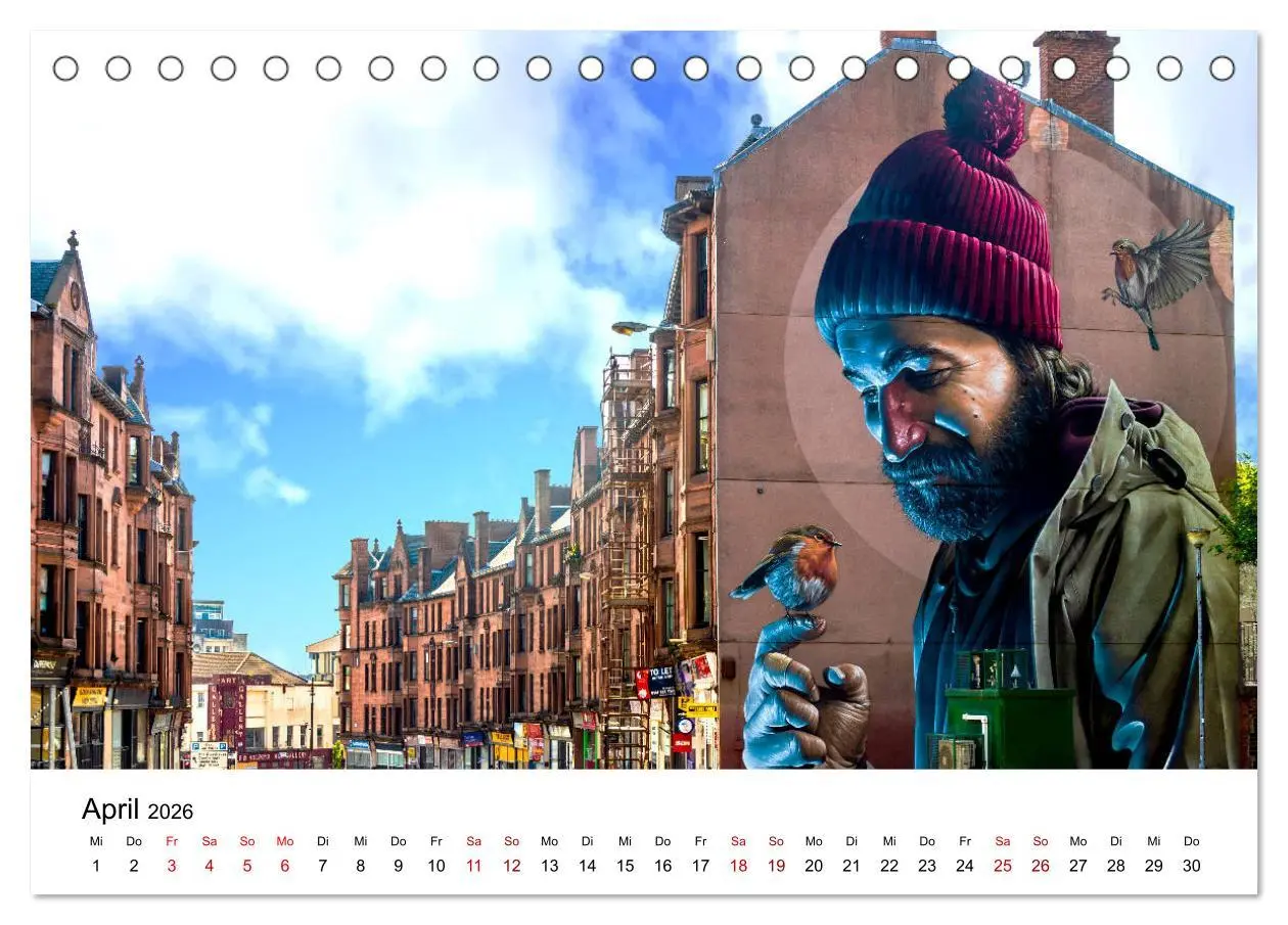 Bild: 9783457821510 | Faszination Glasgow (Tischkalender 2026 DIN A5 quer), CALVENDO...