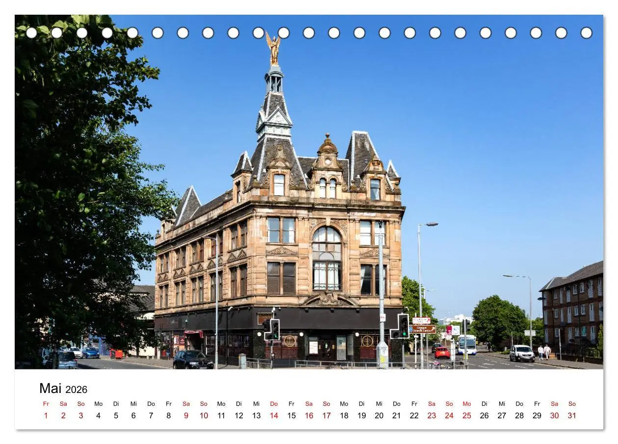 Bild: 9783457821510 | Faszination Glasgow (Tischkalender 2026 DIN A5 quer), CALVENDO...