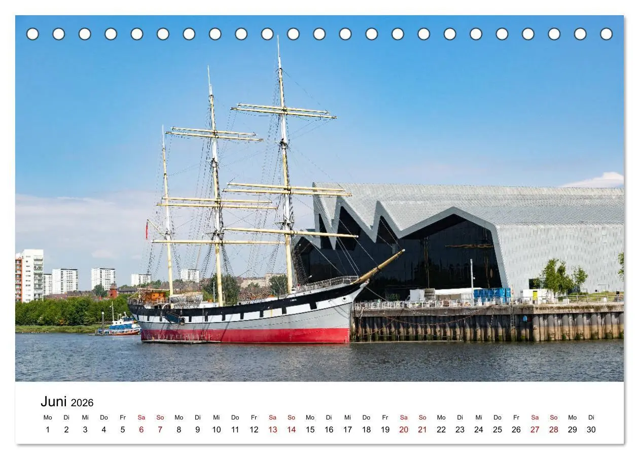 Bild: 9783457821510 | Faszination Glasgow (Tischkalender 2026 DIN A5 quer), CALVENDO...