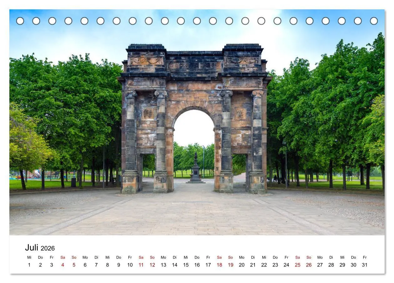 Bild: 9783457821510 | Faszination Glasgow (Tischkalender 2026 DIN A5 quer), CALVENDO...