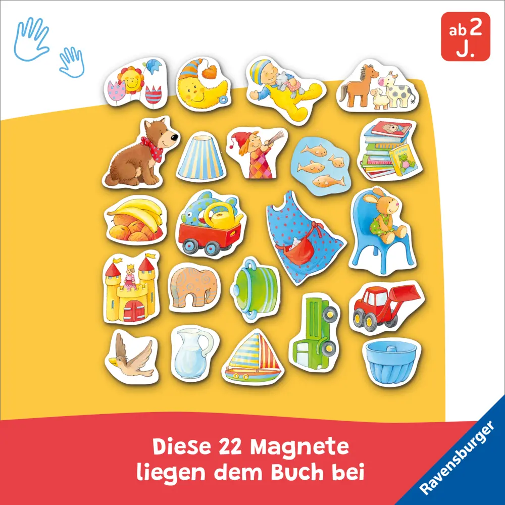 Bild: 9783473421510 | Mein großes Magnetbuch - Was gehört zusammen? | Mit 22 Magneten | Buch