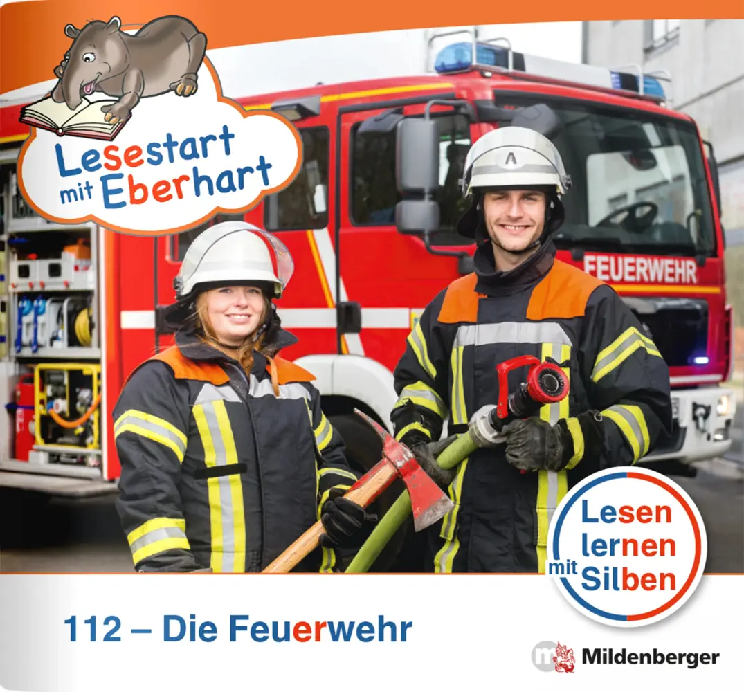 Cover: 9783619041510 | Lesestart mit Eberhart: 112 - Die Feuerwehr | Drecktrah (u. a.) | 2023