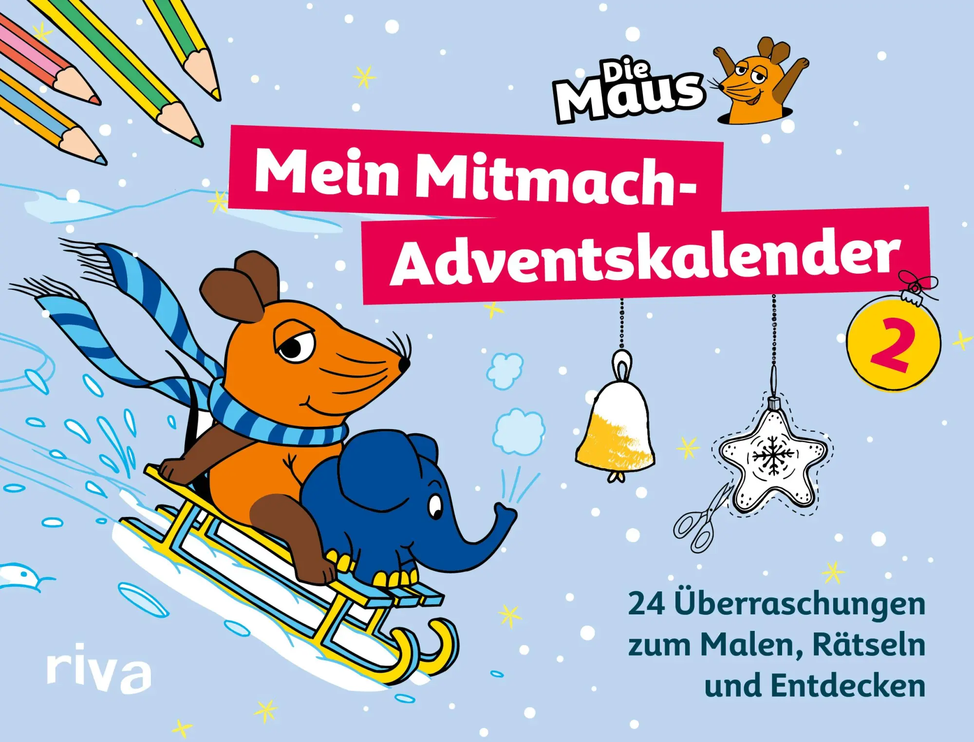 Cover: 9783742321510 | Die Maus - Mein Mitmach-Adventskalender 2 | Buch | 100 S. | Deutsch