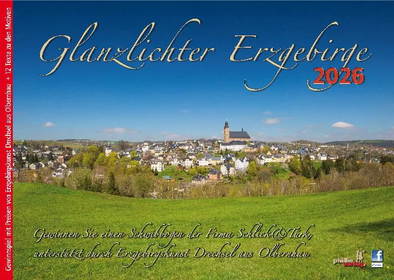 Cover: 9783957561510 | Glanzlichter Erzgebirge 2026 | Jörg Neubert | Kalender | Deutsch