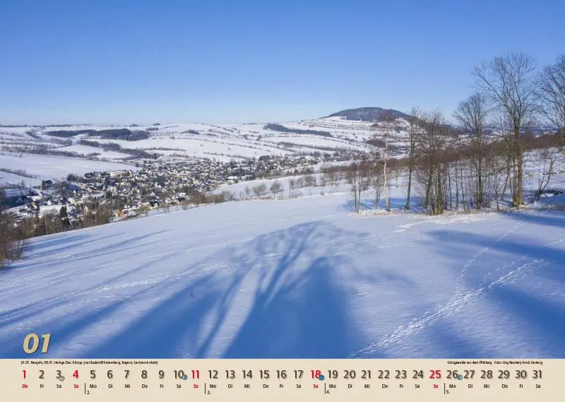 Bild: 9783957561510 | Glanzlichter Erzgebirge 2026 | Jörg Neubert | Kalender | Deutsch
