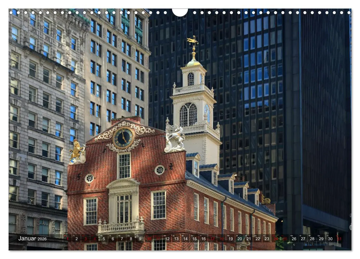 Bild: 9783457671610 | Boston - Stadt der Kontraste (Wandkalender 2026 DIN A3 quer),...