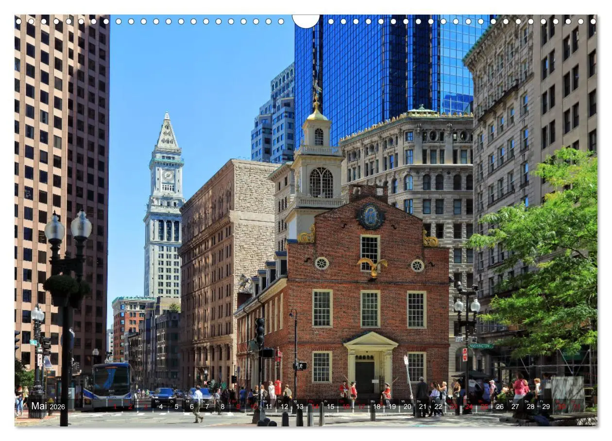 Bild: 9783457671610 | Boston - Stadt der Kontraste (Wandkalender 2026 DIN A3 quer),...
