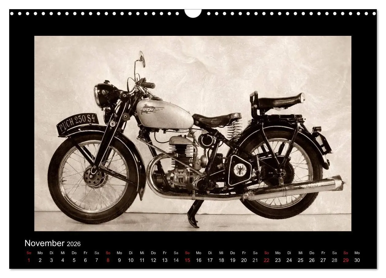 Bild: 9783516141610 | Motorrad Oldtimer aus Österreich (Wandkalender 2026 DIN A3 quer),...