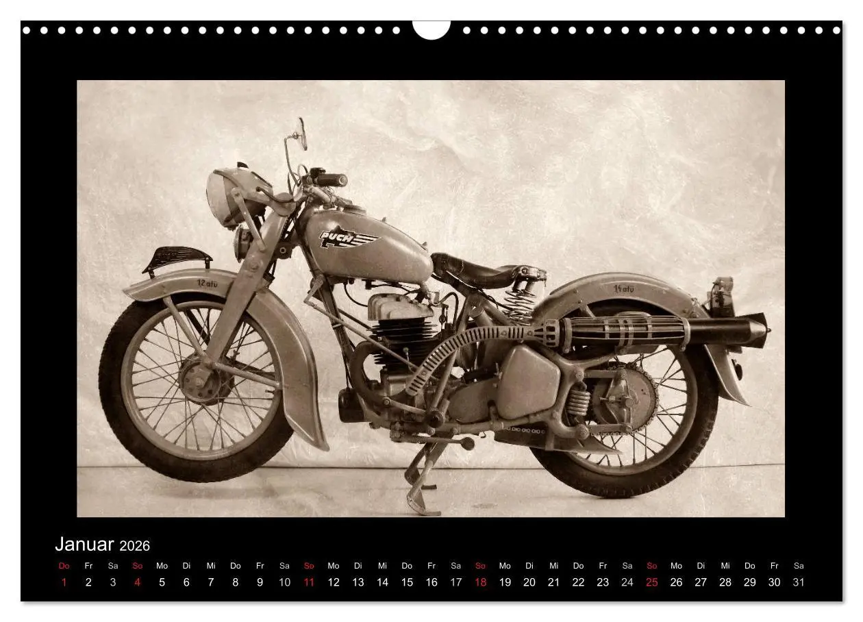 Bild: 9783516141610 | Motorrad Oldtimer aus Österreich (Wandkalender 2026 DIN A3 quer),...