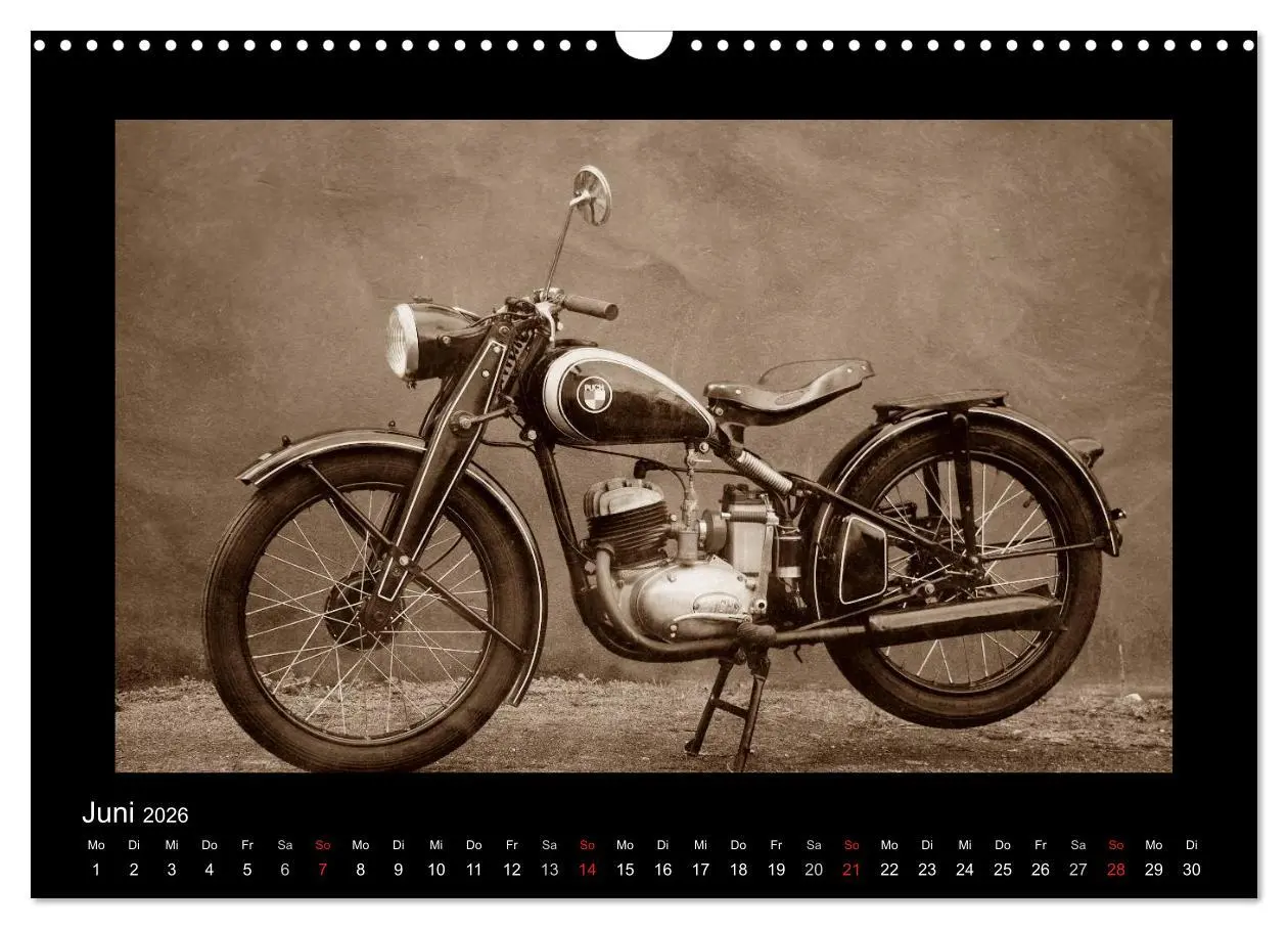Bild: 9783516141610 | Motorrad Oldtimer aus Österreich (Wandkalender 2026 DIN A3 quer),...