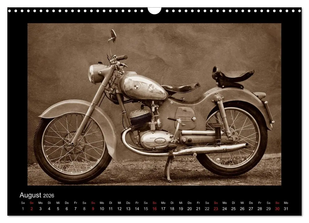 Bild: 9783516141610 | Motorrad Oldtimer aus Österreich (Wandkalender 2026 DIN A3 quer),...