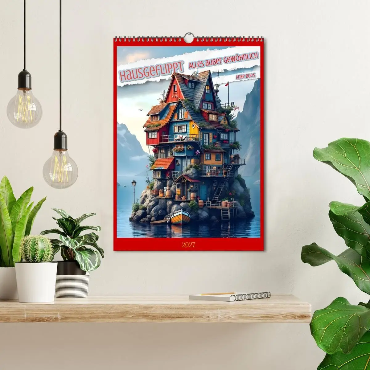 Bild: 9783516901610 | Hausgeflippt (Wandkalender 2027 DIN A3 hoch), CALVENDO Monatskalender