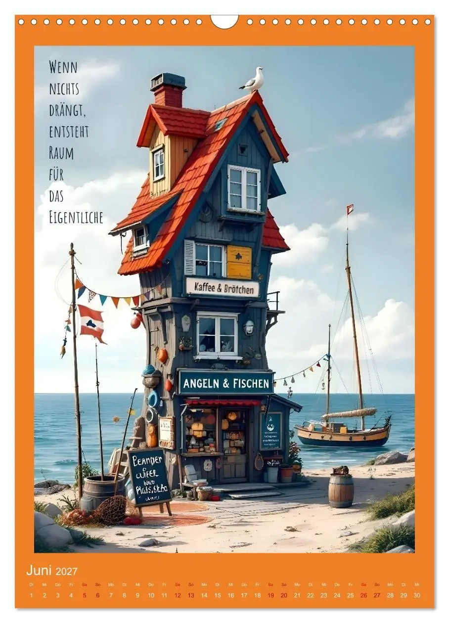 Bild: 9783516901610 | Hausgeflippt (Wandkalender 2027 DIN A3 hoch), CALVENDO Monatskalender
