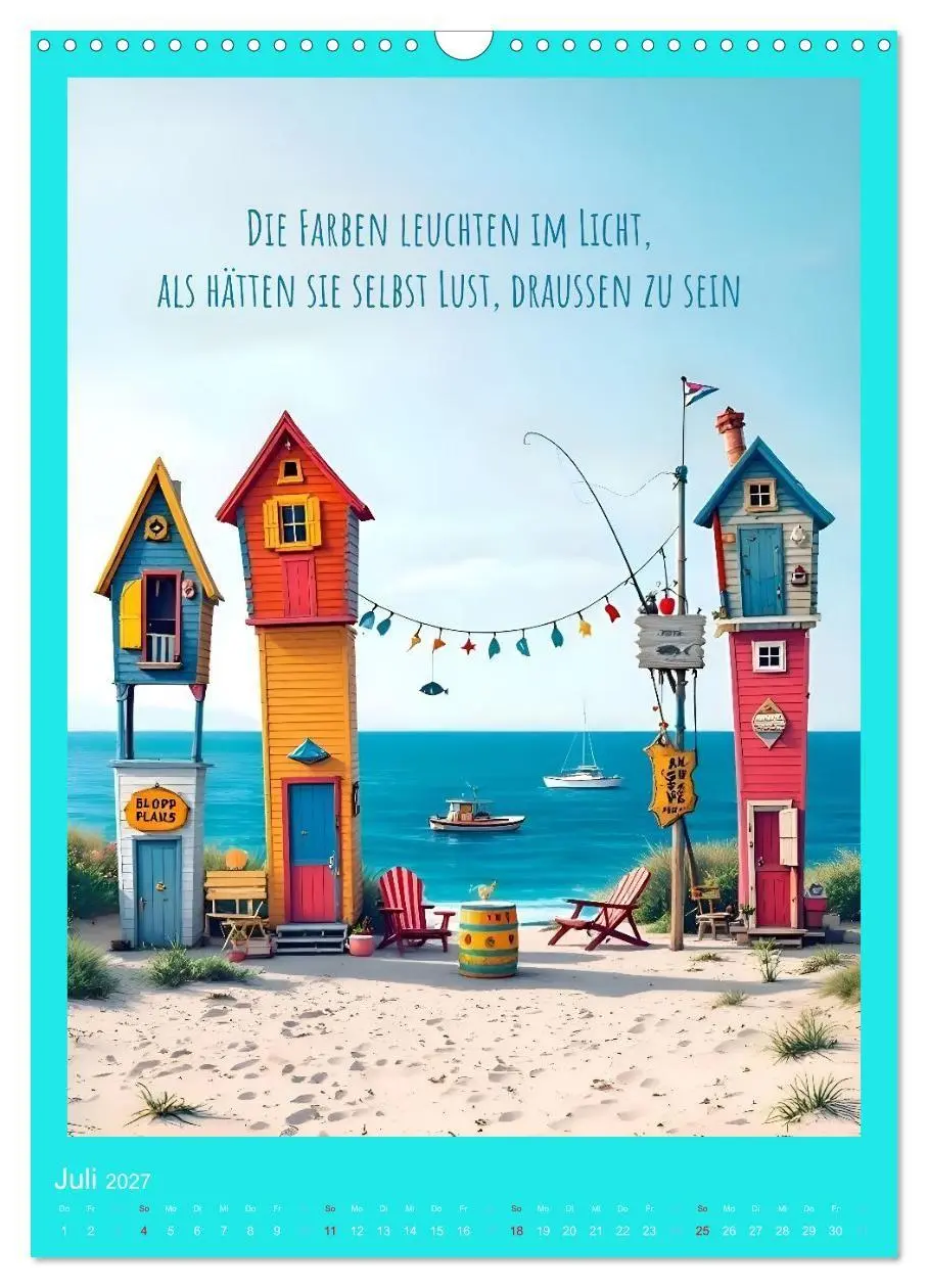 Bild: 9783516901610 | Hausgeflippt (Wandkalender 2027 DIN A3 hoch), CALVENDO Monatskalender