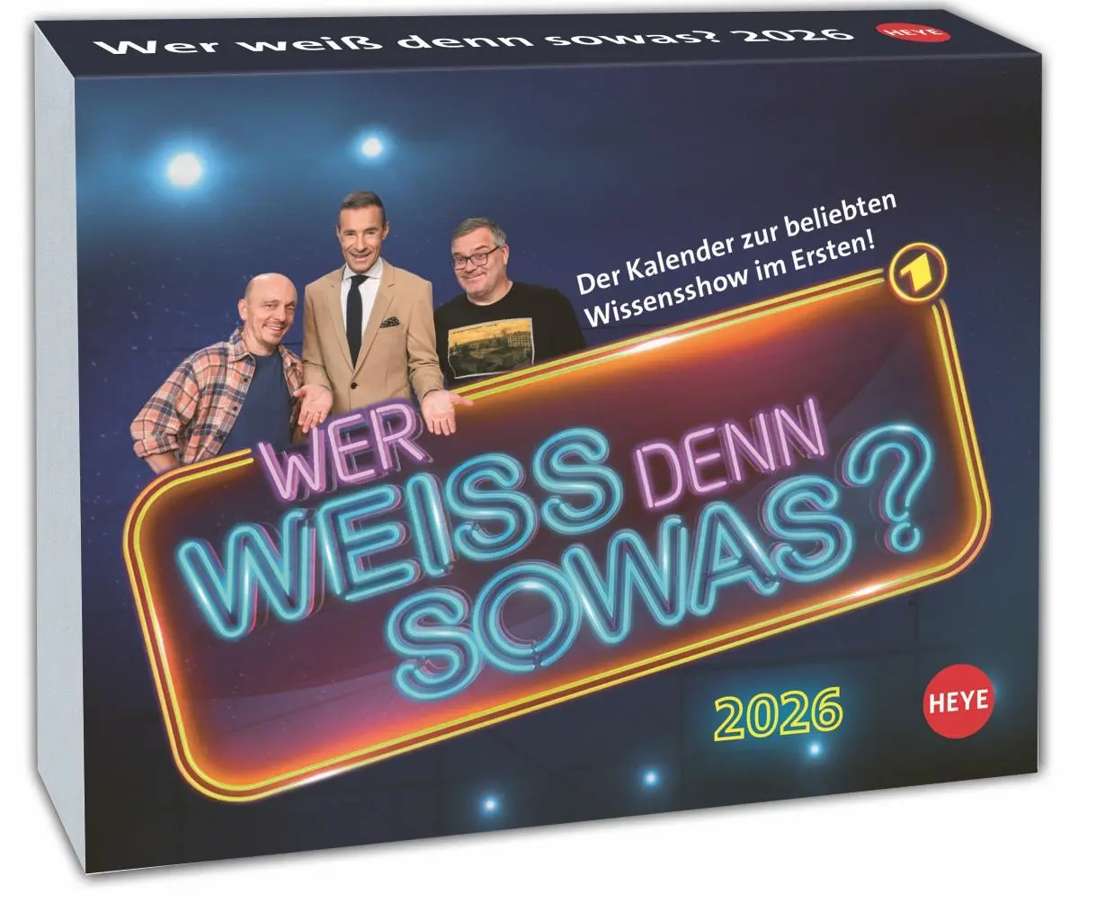 Cover: 9783756411610 | Wer weiß denn sowas? Tagesabreißkalender 2026 | Heye | Kalender | 2026