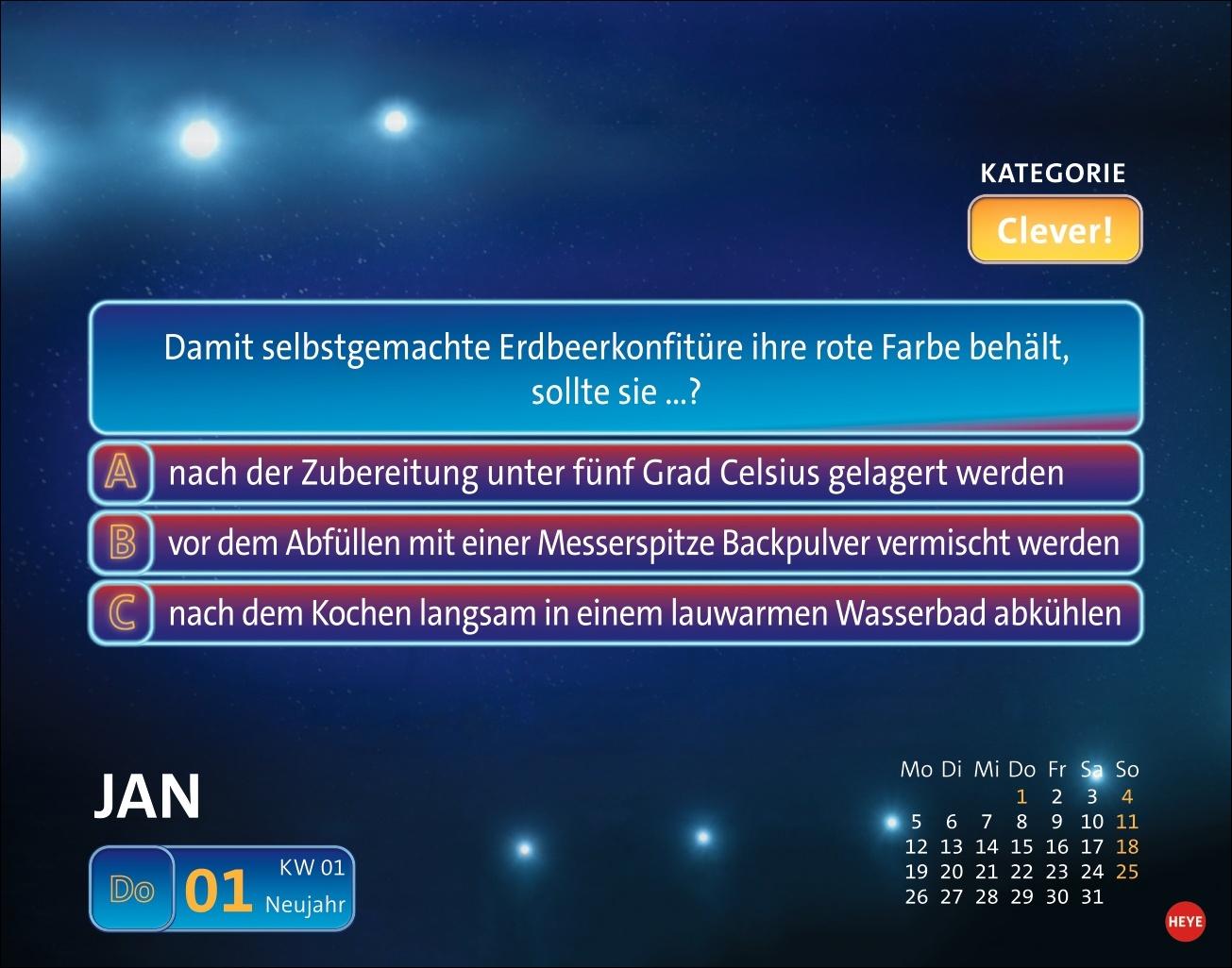 Bild: 9783756411610 | Wer weiß denn sowas? Tagesabreißkalender 2026 | Heye | Kalender | 2026