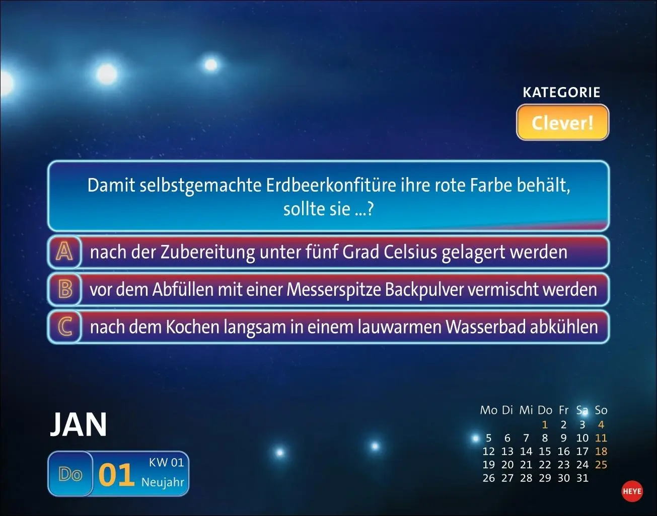 Bild: 9783756411610 | Wer weiß denn sowas? Tagesabreißkalender 2026 | Heye | Kalender | 2026