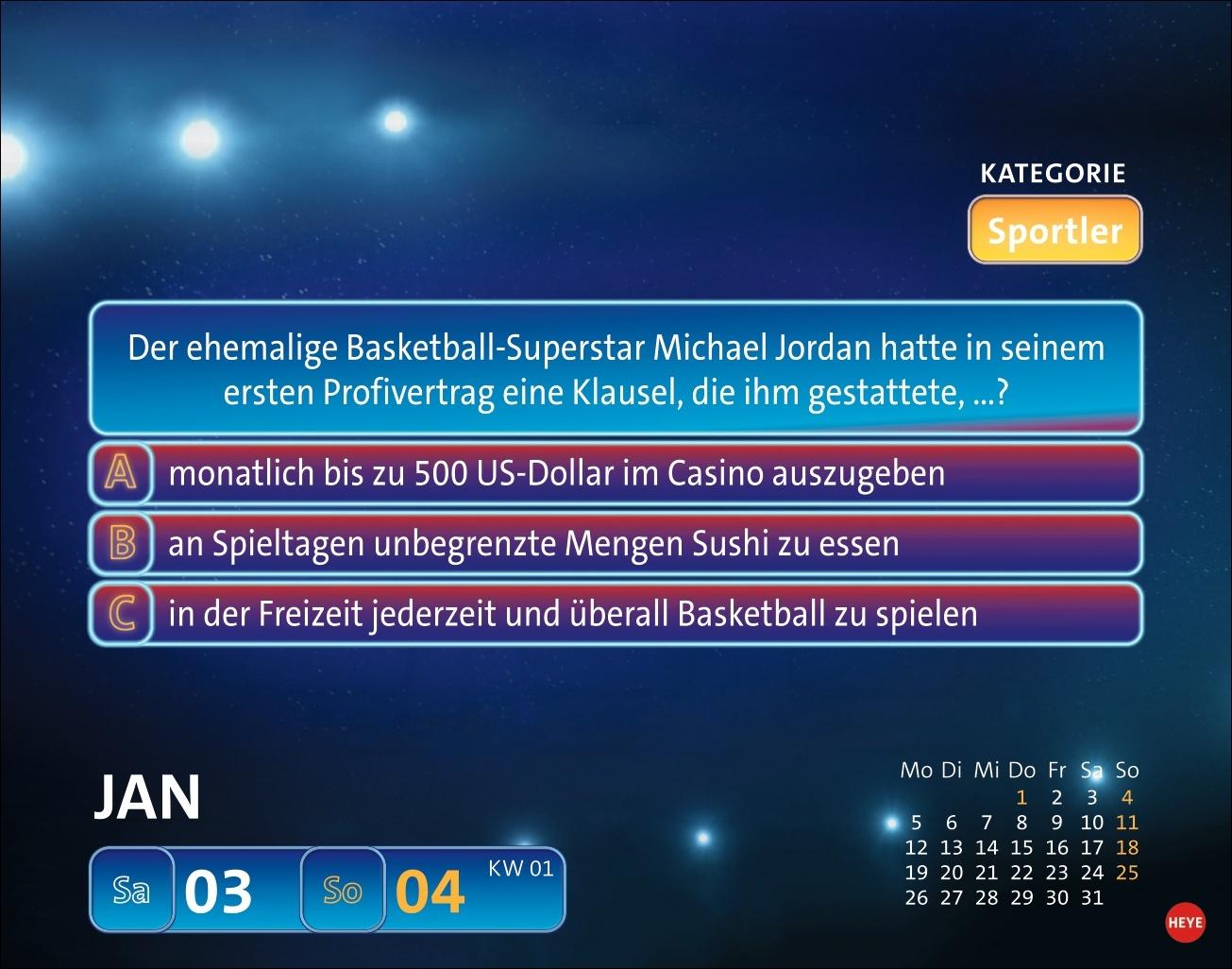 Bild: 9783756411610 | Wer weiß denn sowas? Tagesabreißkalender 2026 | Heye | Kalender | 2026