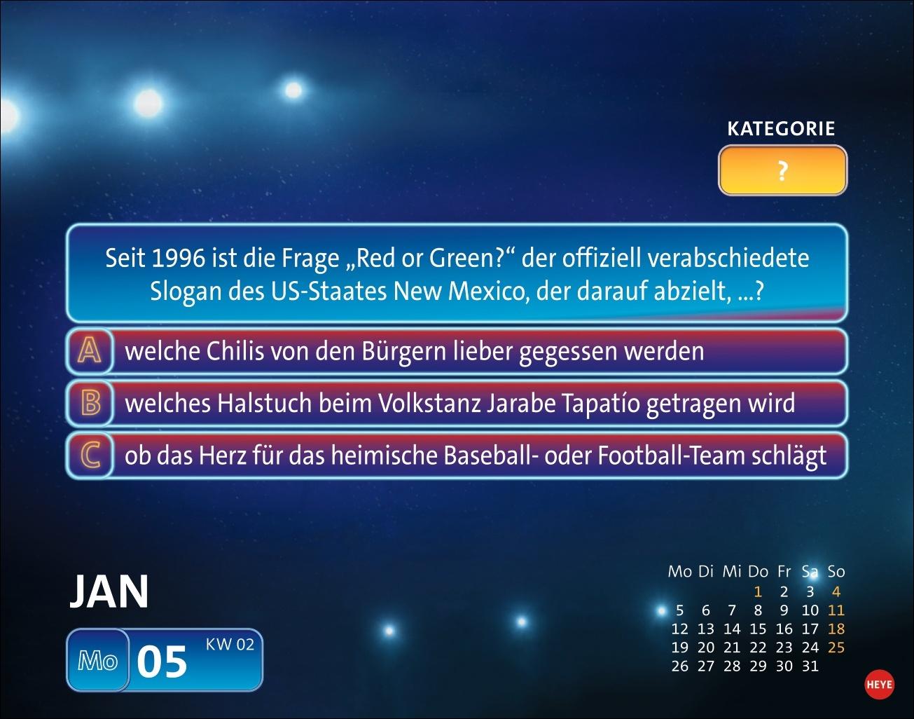 Bild: 9783756411610 | Wer weiß denn sowas? Tagesabreißkalender 2026 | Heye | Kalender | 2026