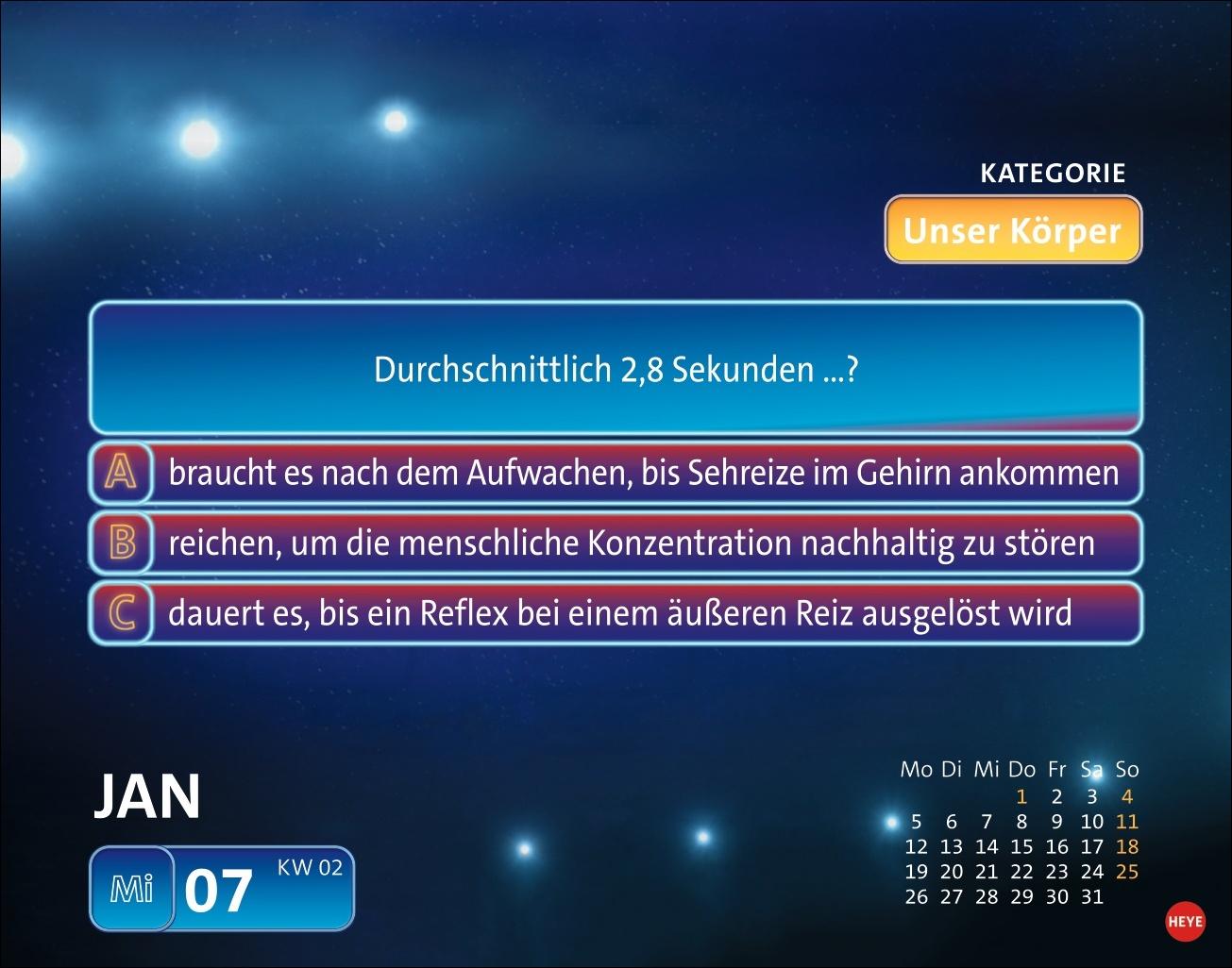 Bild: 9783756411610 | Wer weiß denn sowas? Tagesabreißkalender 2026 | Heye | Kalender | 2026