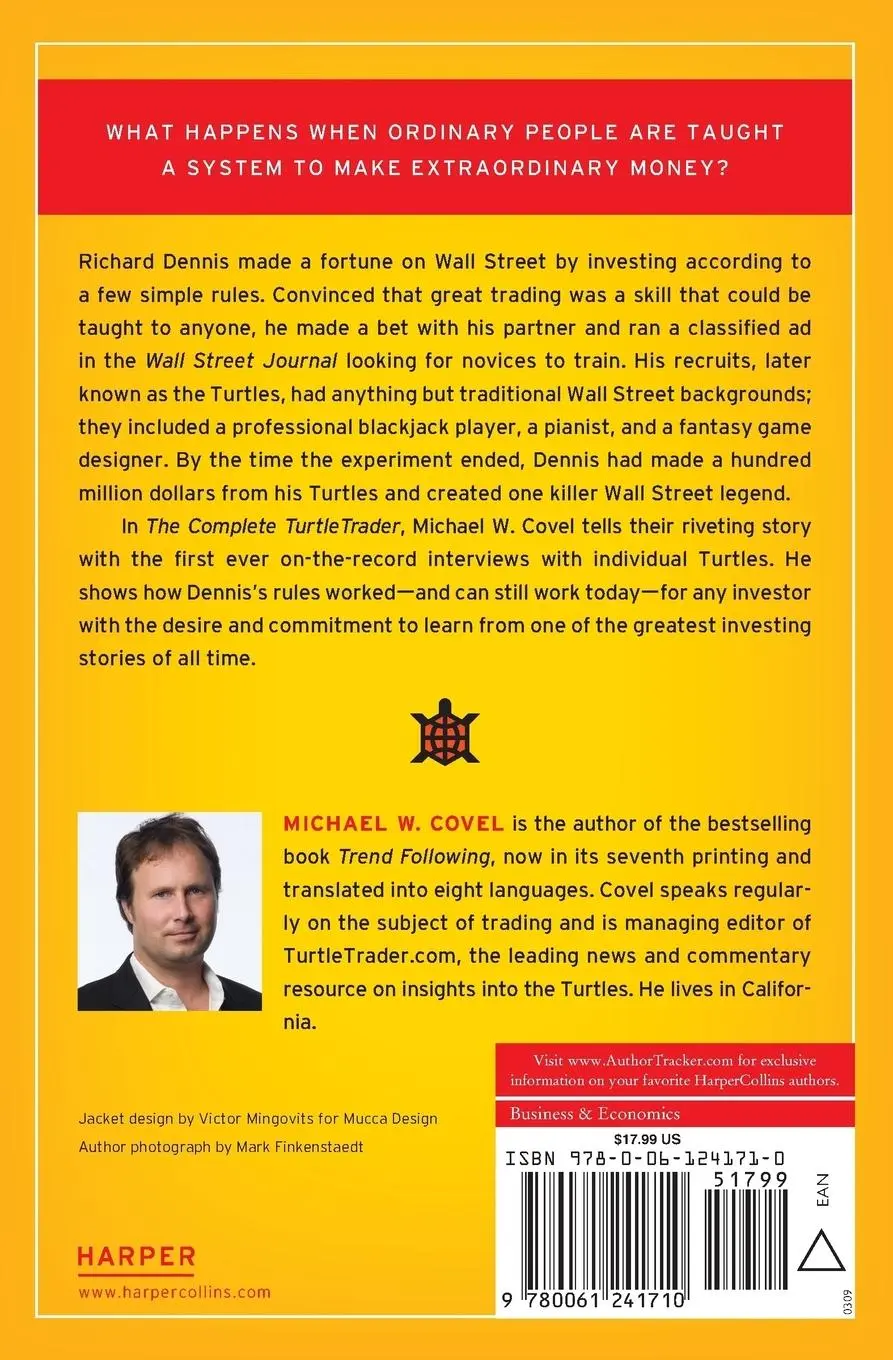 Rückseite: 9780061241710 | The Complete Turtletrader | Michael W Covel | Taschenbuch | Englisch