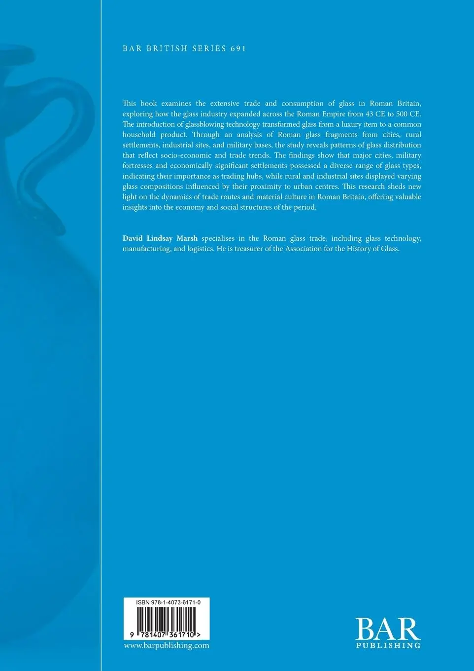 Rückseite: 9781407361710 | The Trading and Consumption of Roman Glass in Britain 43 - 500 CE