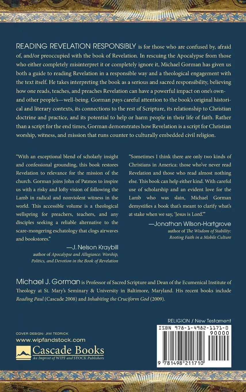 Rückseite: 9781498211710 | Reading Revelation Responsibly | Michael J. Gorman | Buch | Englisch