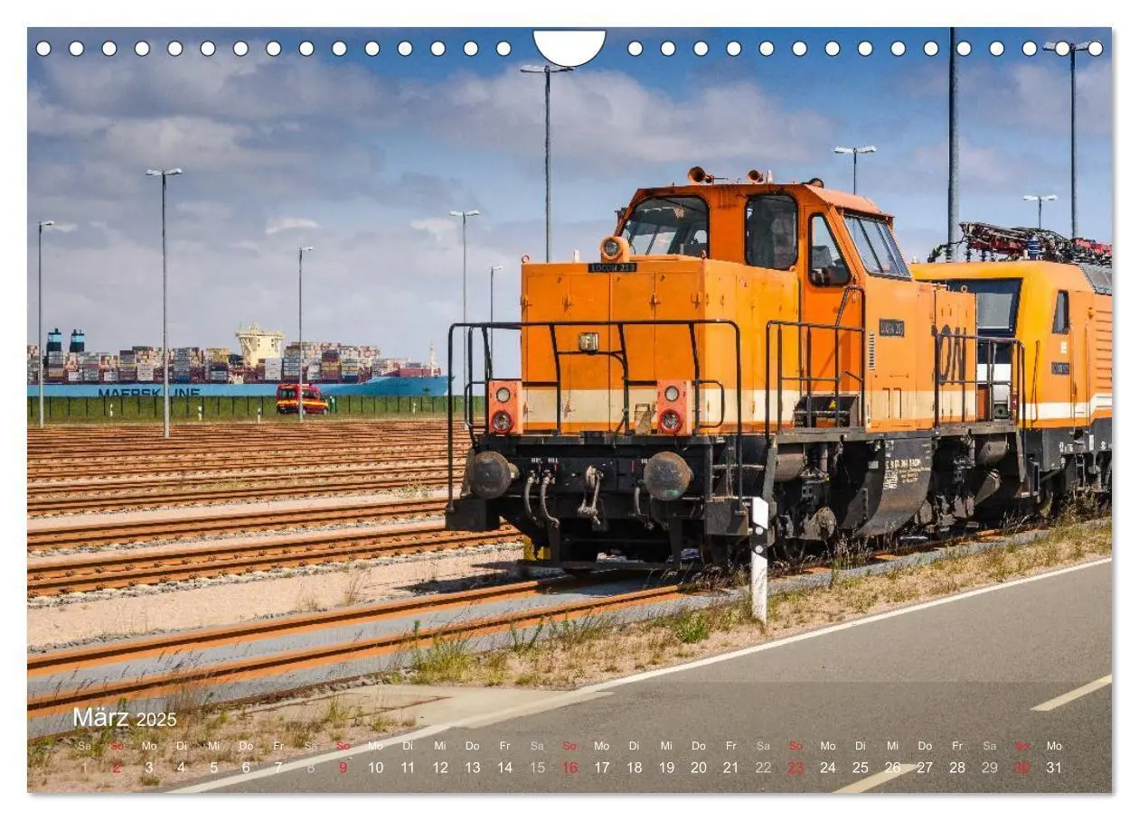 Bild: 9783435571710 | Impressionen vom JadeWeserPort (Wandkalender 2025 DIN A4 quer),...