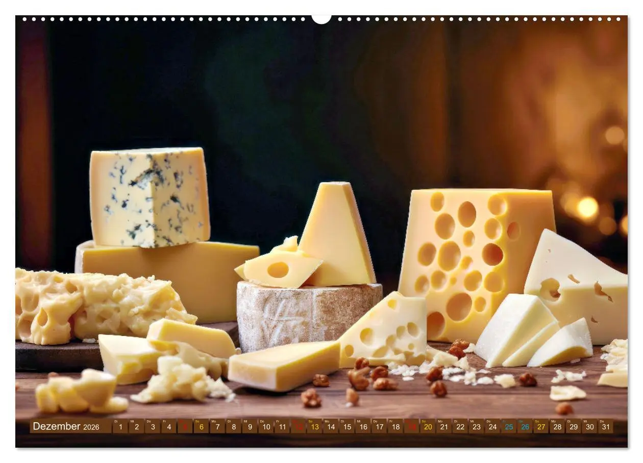 Bild: 9783457281710 | Gourmet Käse - und Weingenuss (hochwertiger Premium Wandkalender...