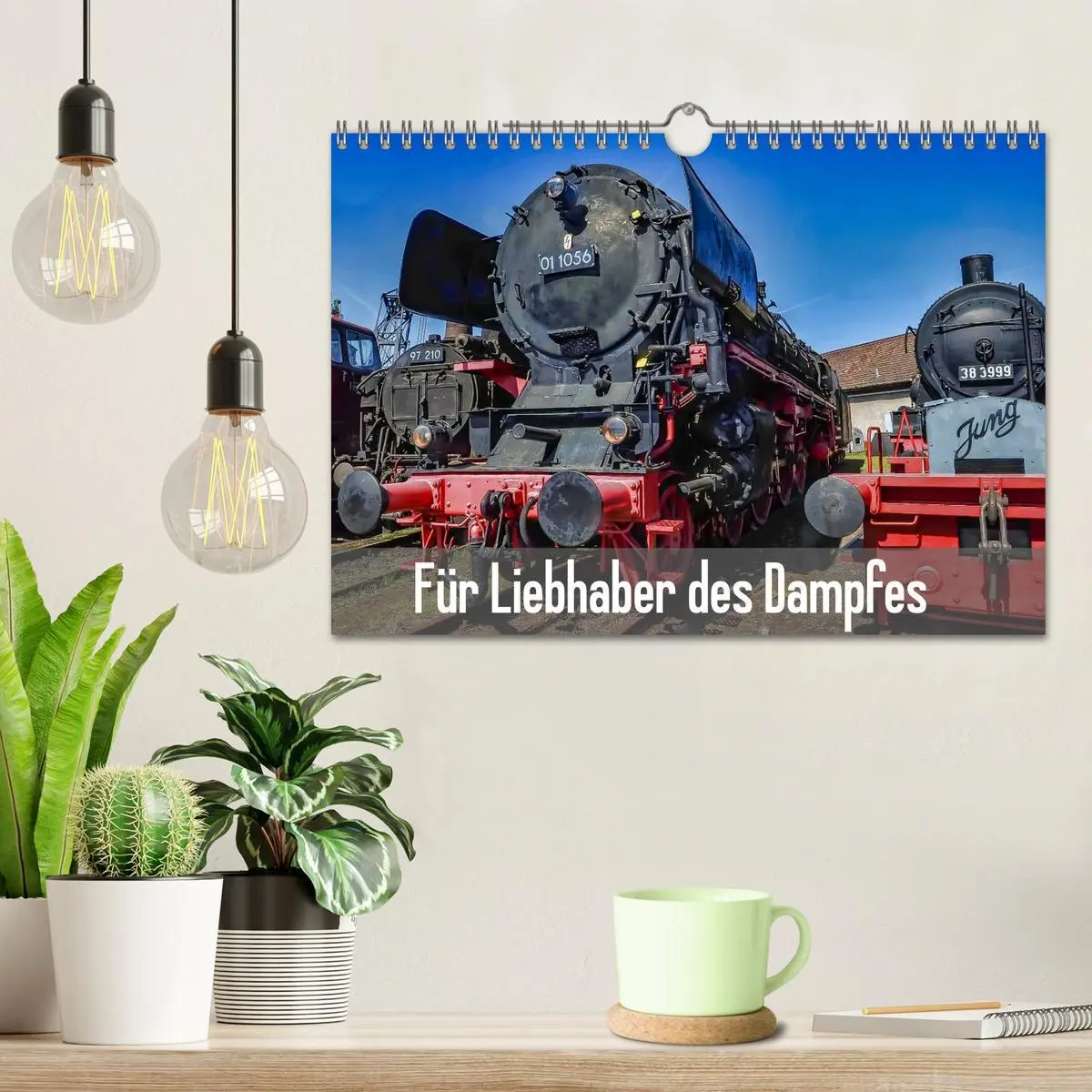 Bild: 9783457971710 | Für Liebhaber des Dampfes (Wandkalender 2026 DIN A4 quer), CALVENDO...